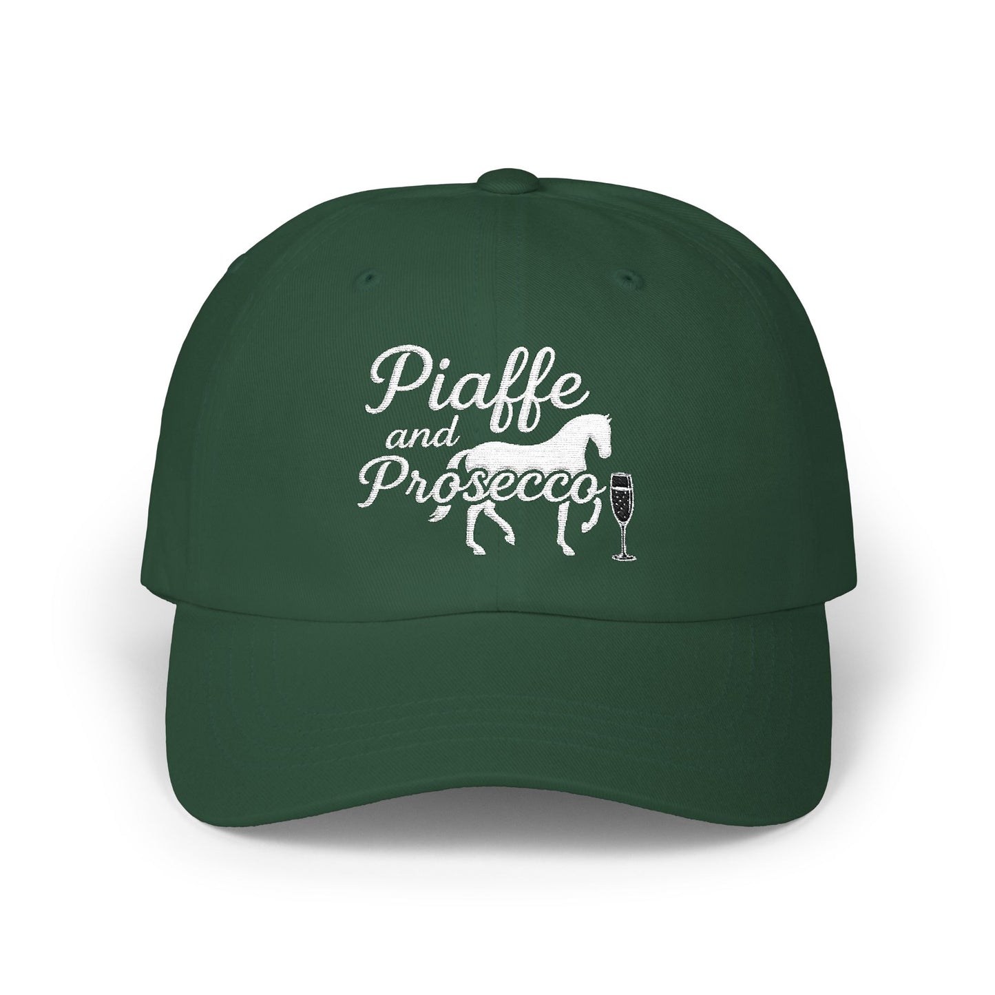 Piaffe and Prosecco Dad Cap, Horse Lover Gift, Equestrian Hat, Wine Lover's Accessory, Casual Cap