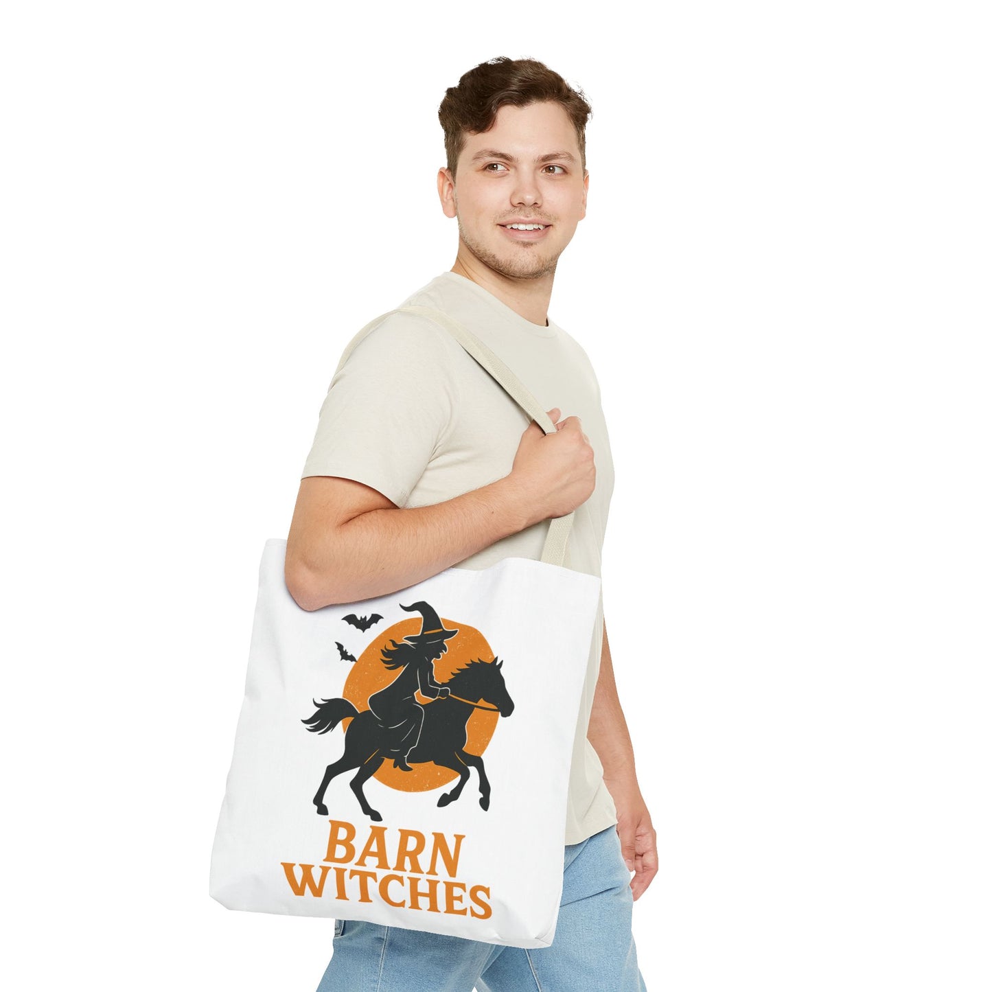 Witchy Tote Bag for Barn Witches - Halloween, Gift for Witches, Eco-Friendly, Shopping Tote, Novelty Bag