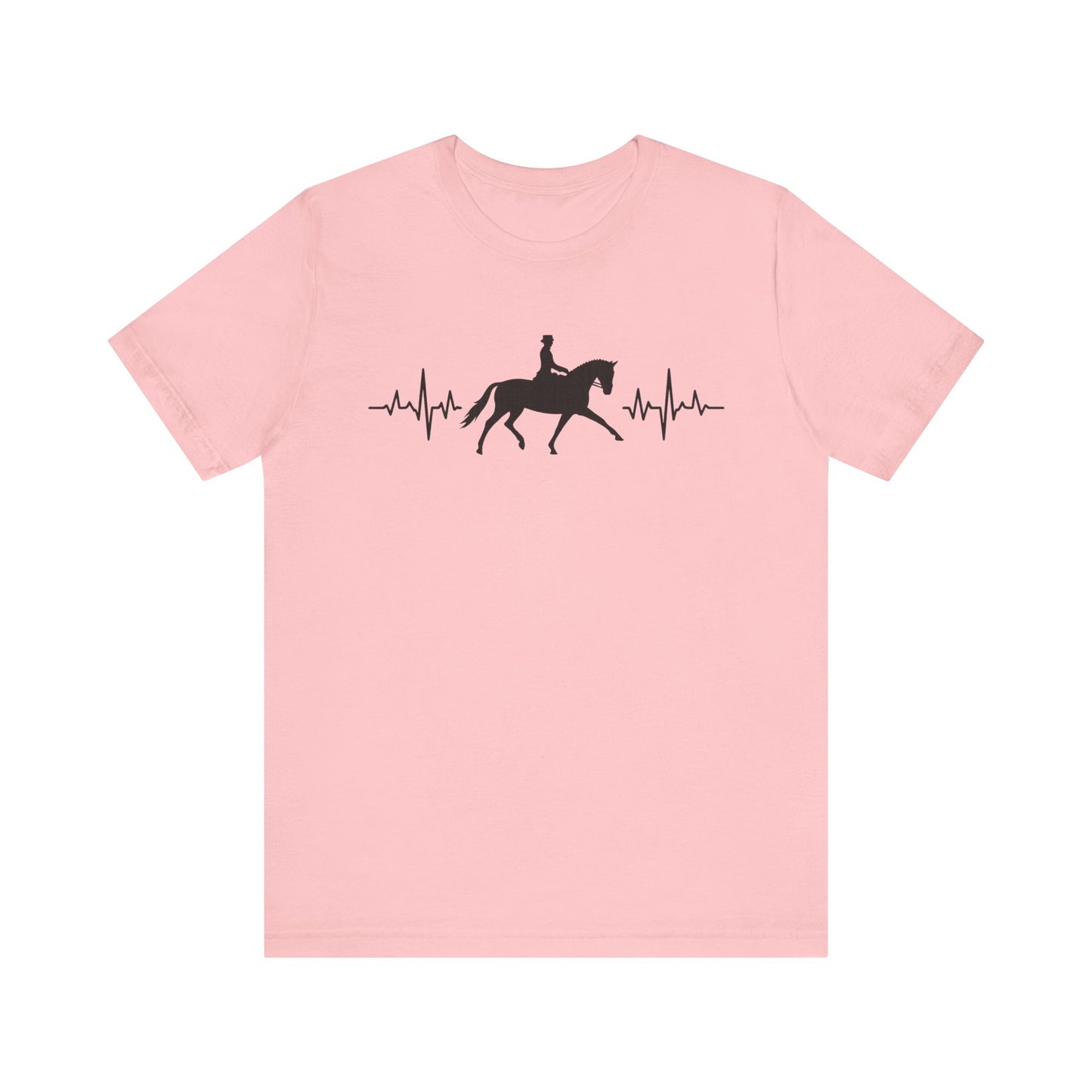 Equestrian Heartbeat T-Shirt – Couture Unisex Riding Tee, Soft Everyday Equestrian Gift