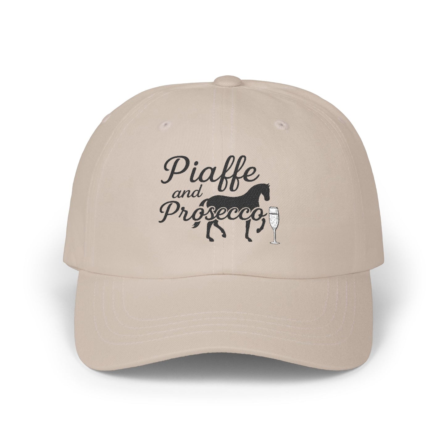 Piaffe and Prosecco Classic Dad Cap, Equestrian Hat, Gift for Horse Lovers, Horse Riding Accessory, Summer Bucket Hat, Casual Fashion