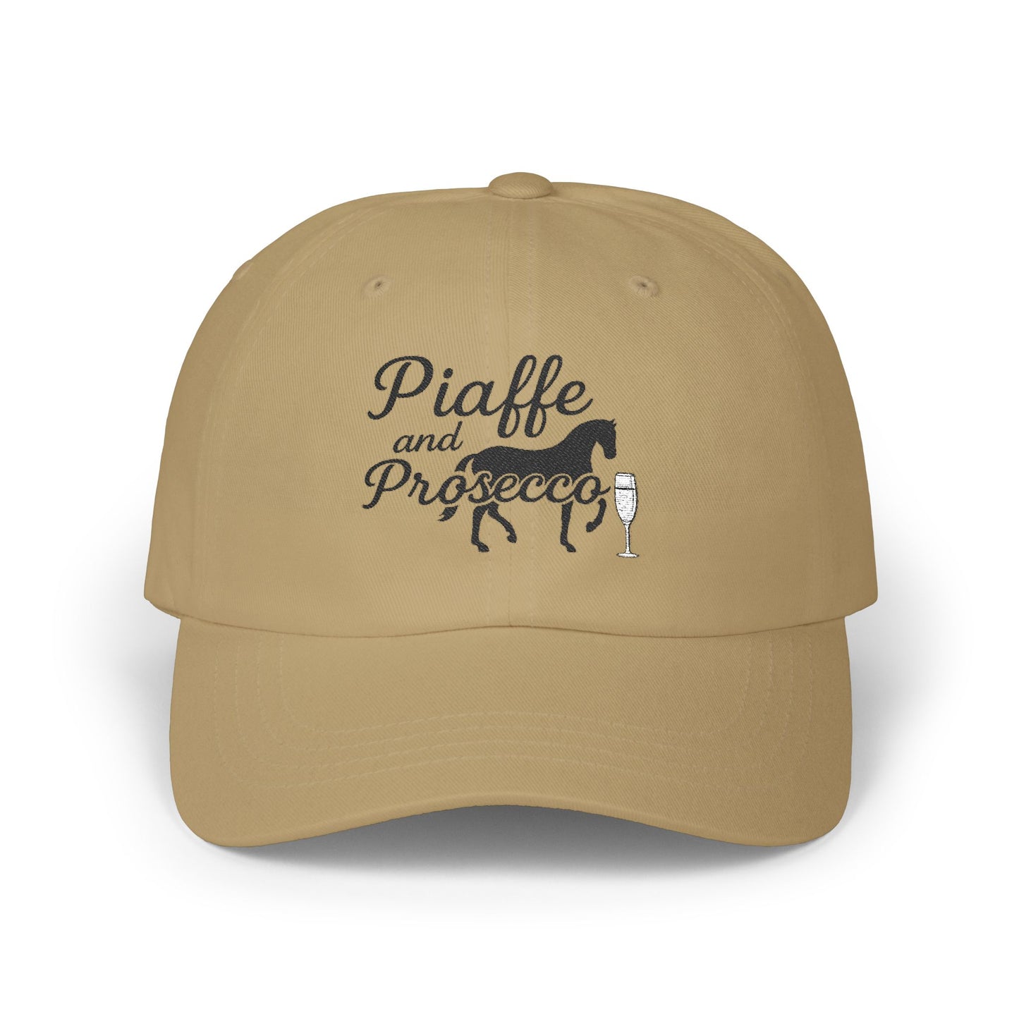 Piaffe and Prosecco Classic Dad Cap, Equestrian Hat, Gift for Horse Lovers, Horse Riding Accessory, Summer Bucket Hat, Casual Fashion