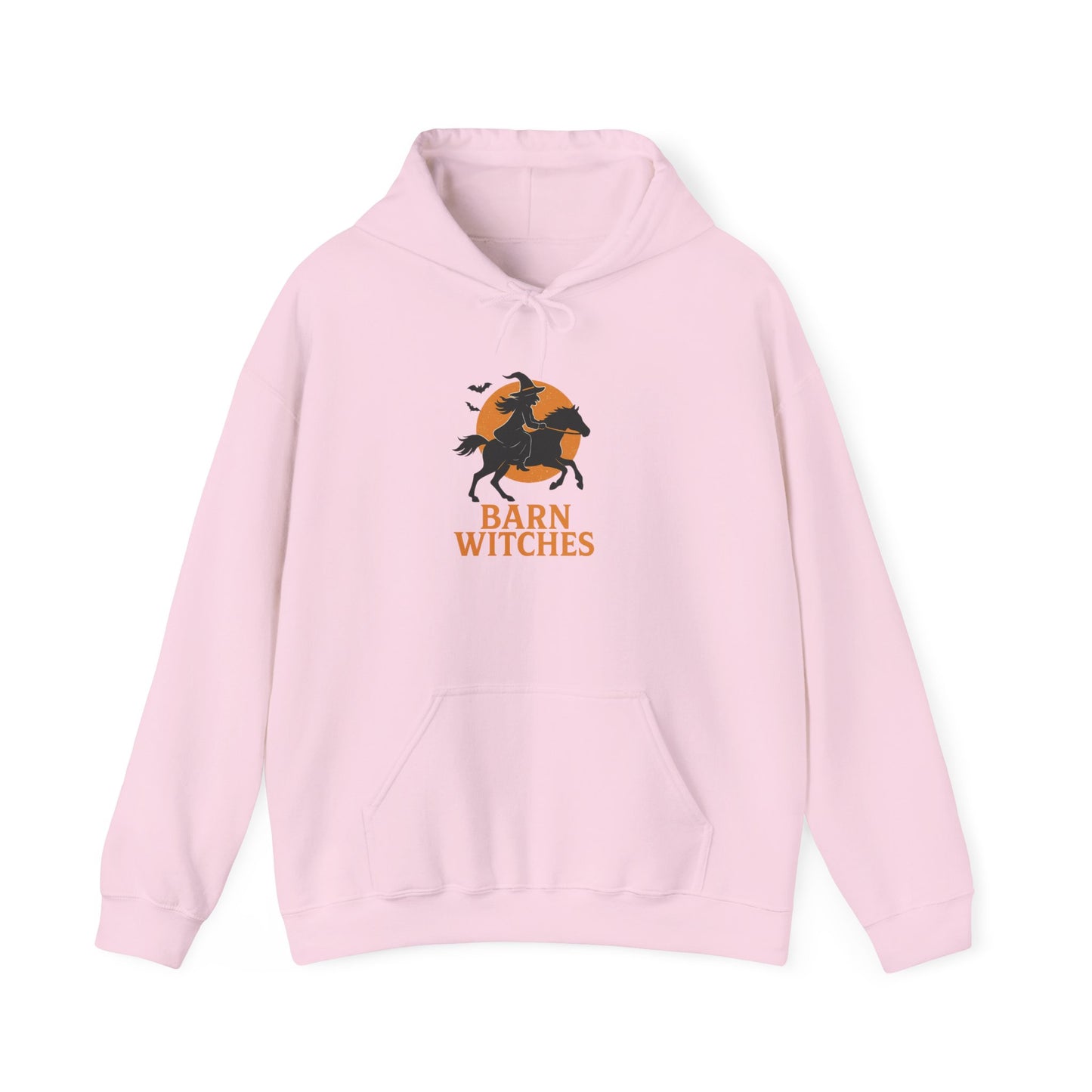 Barn Witches Unisex Heavy Blend Hoodie, Cozy Fall Sweatshirt for Halloween, Gift for Witch Lovers, Pumpkin Season Apparel, Barn Themes