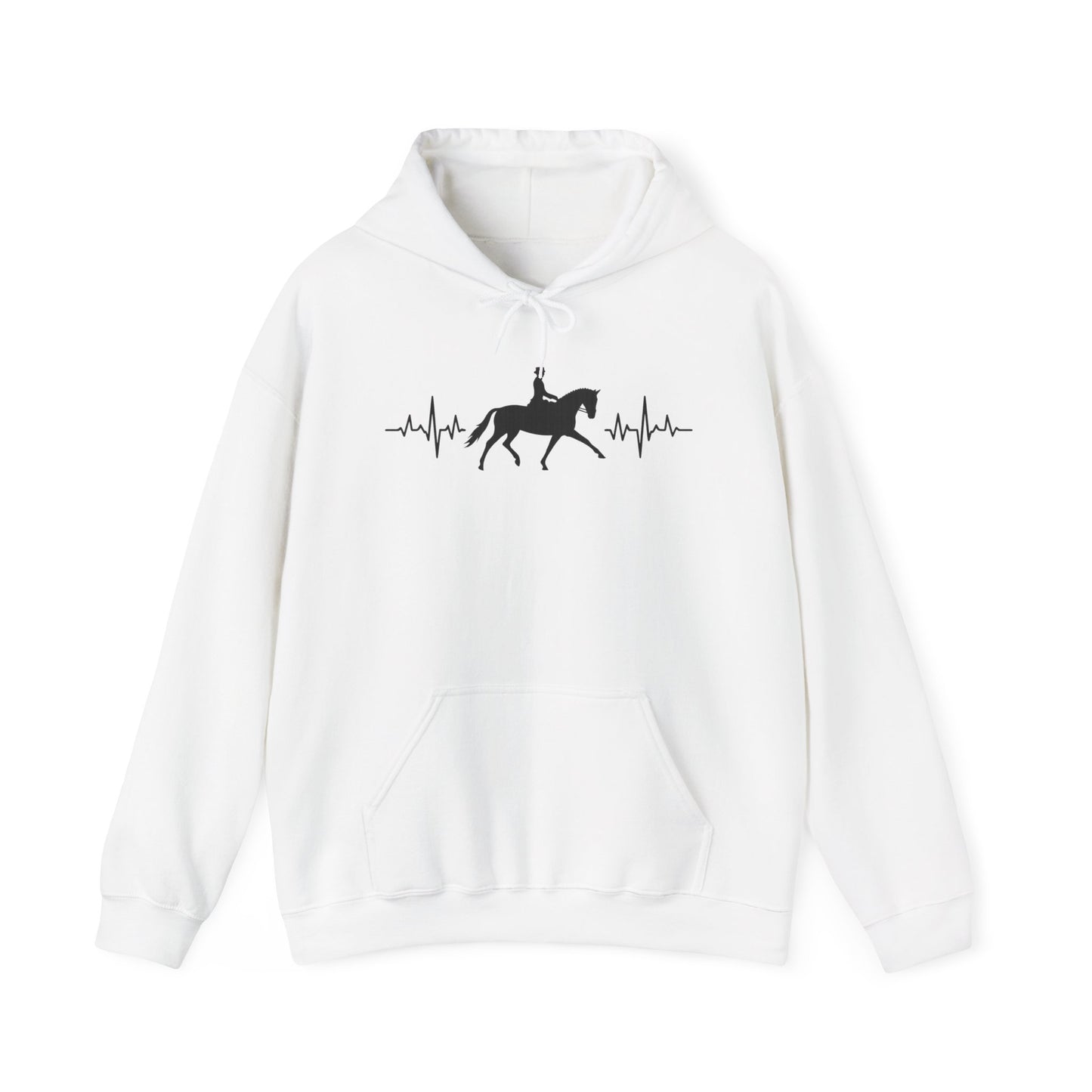 Dressage Horse Heartbeat Sweatshirt