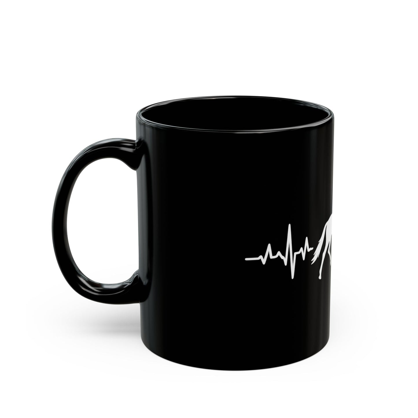 Equestrian Heartbeat Mug | Perfect Gift for Horse Lovers, Coffee/Tea Mug, Horse Riding Decor, Equestrian Quotes, Unique Horse Gifts