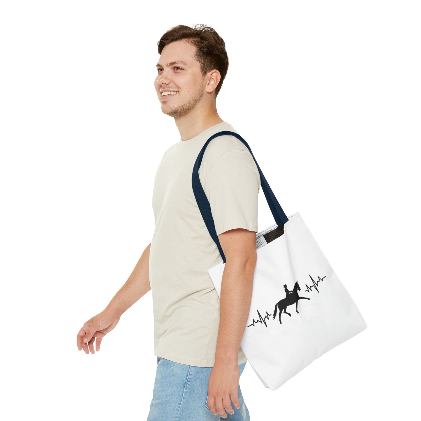 Stylish AOP Tote Bag for Everyday Essentials, Eco-Friendly Canvas Bag, Perfect for Beach, Shopping, and Travel, Customizable Design