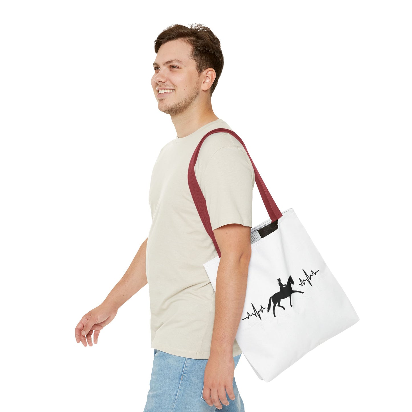 Stylish AOP Tote Bag for Everyday Essentials, Eco-Friendly Canvas Bag, Perfect for Beach, Shopping, and Travel, Customizable Design