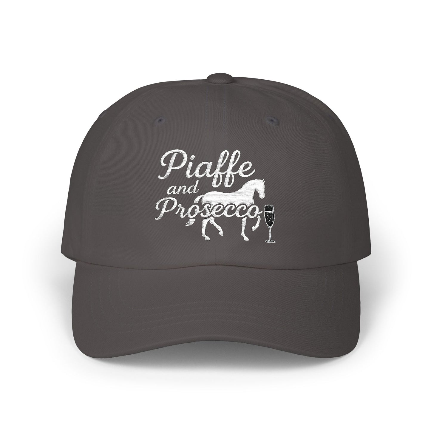 Piaffe and Prosecco Dad Cap, Horse Lover Gift, Equestrian Hat, Wine Lover's Accessory, Casual Cap