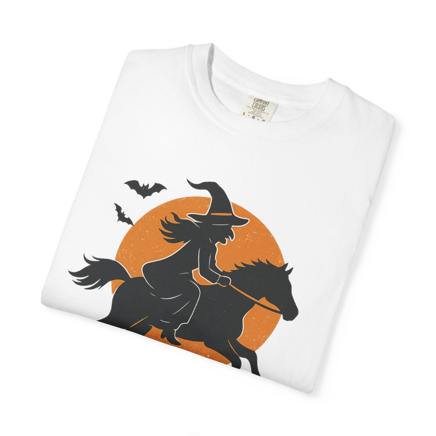 Barn Witches T-Shirt – Halloween Horse Rider Tee – Spooky Equestrian Fall Shirt for Horse Lovers & Barn Witches