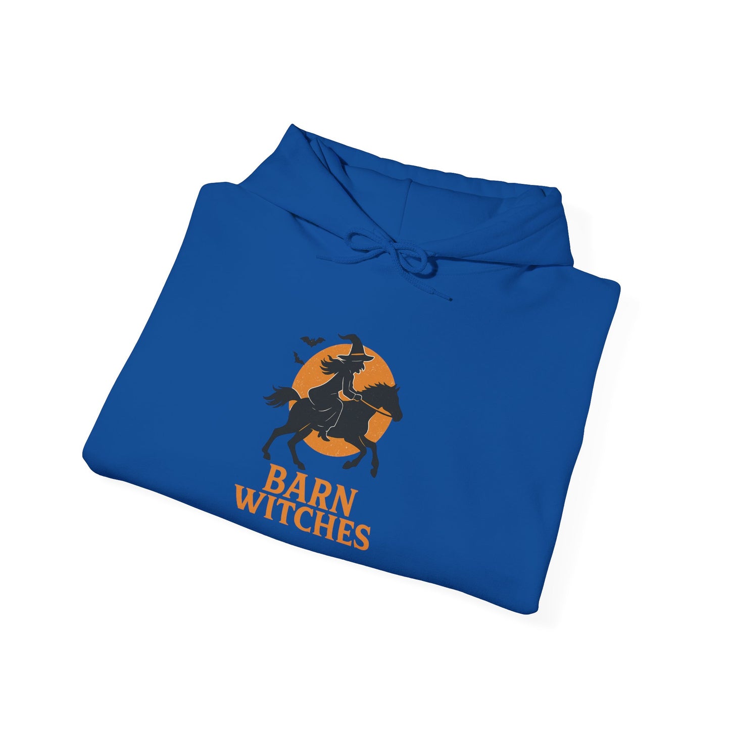 Barn Witches Unisex Heavy Blend Hoodie, Cozy Fall Sweatshirt for Halloween, Gift for Witch Lovers, Pumpkin Season Apparel, Barn Themes