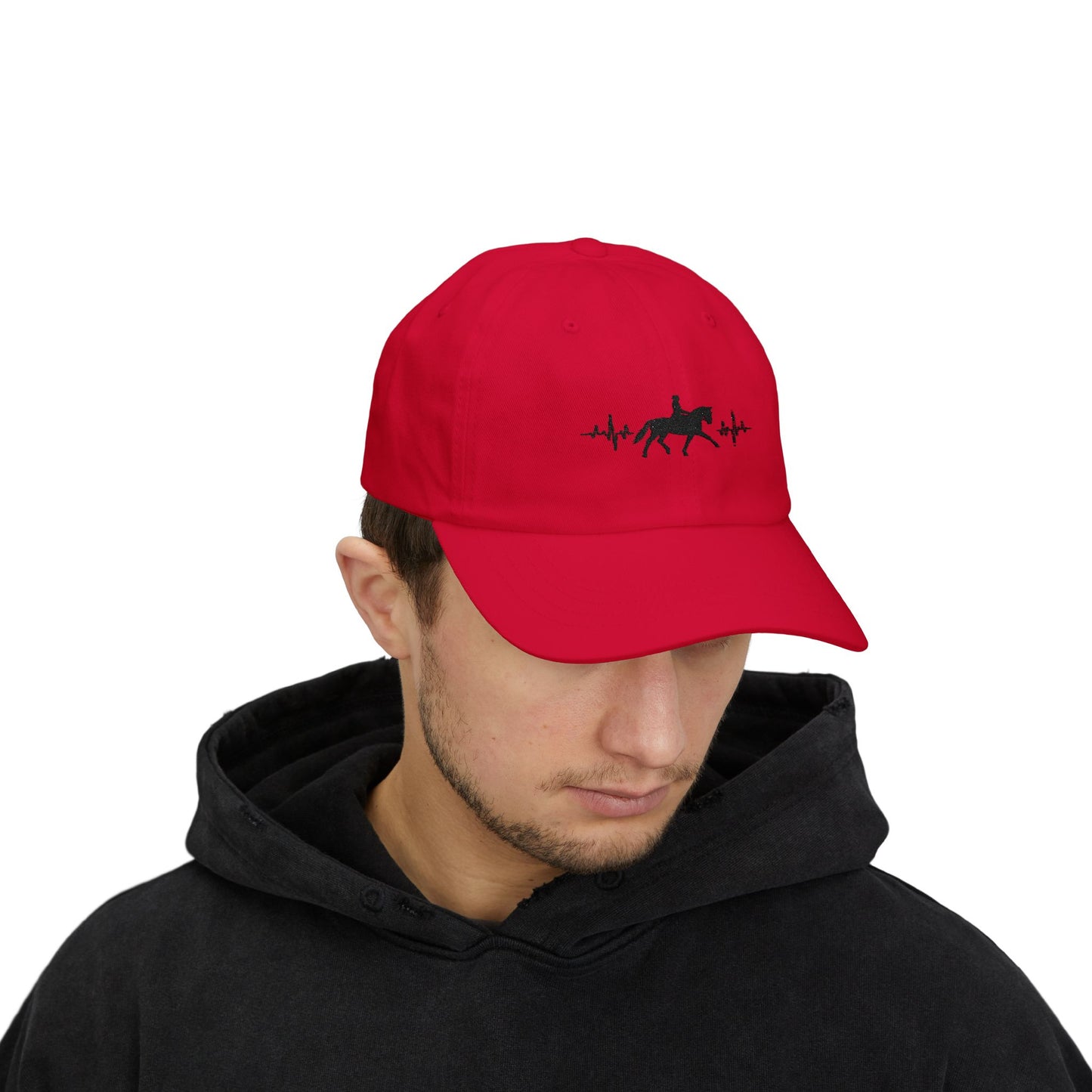 Equestrian Classic Dad Cap - Horse Lover Gift, Unisex Cap for Riding Fans, Casual Fashion, Outdoor Events, Stylish Headwear