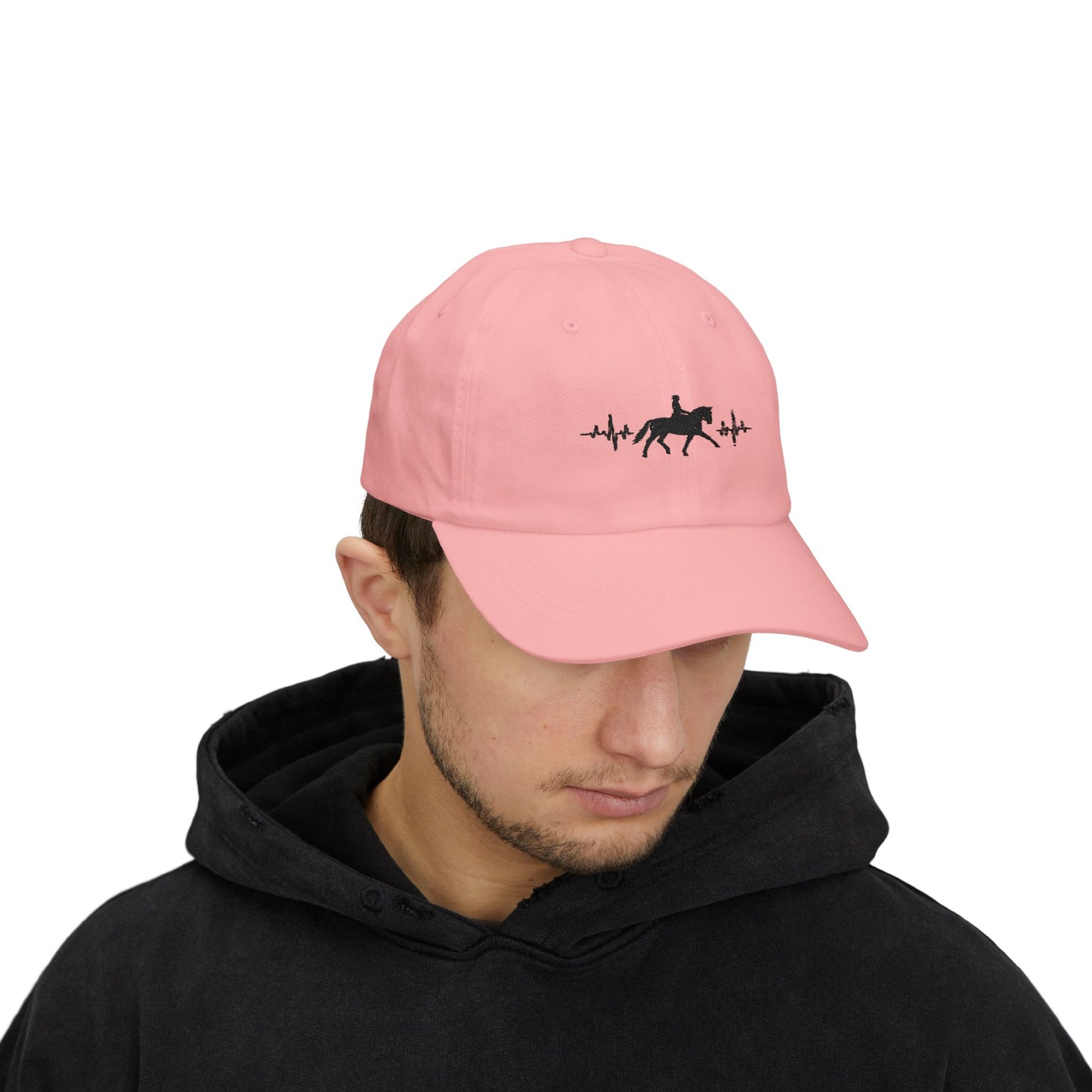 Equestrian Classic Dad Cap - Horse Lover Gift, Unisex Cap for Riding Fans, Casual Fashion, Outdoor Events, Stylish Headwear