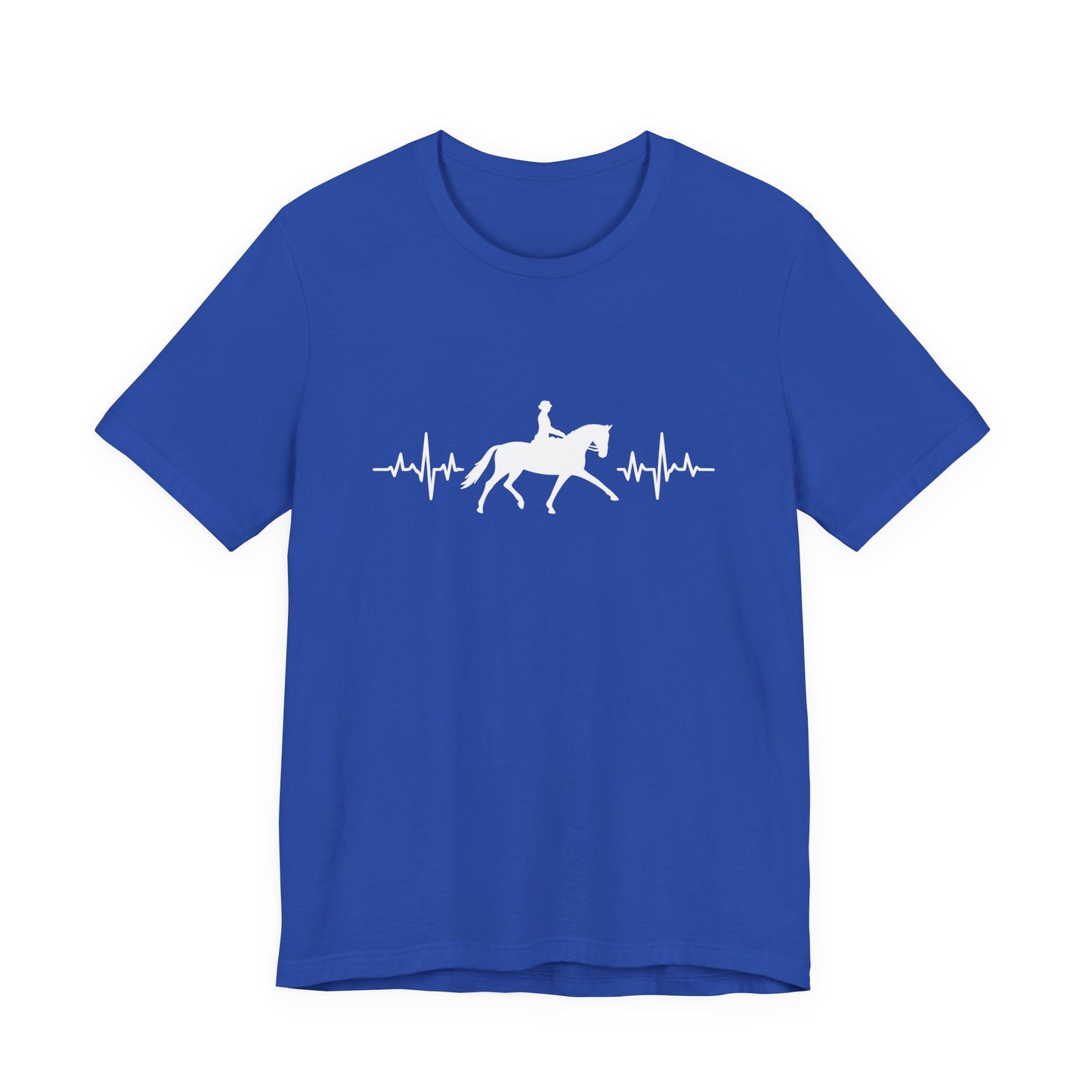 Equestrian Heartbeat T-Shirt – Couture Unisex Riding Tee, Soft Everyday Equestrian Gift