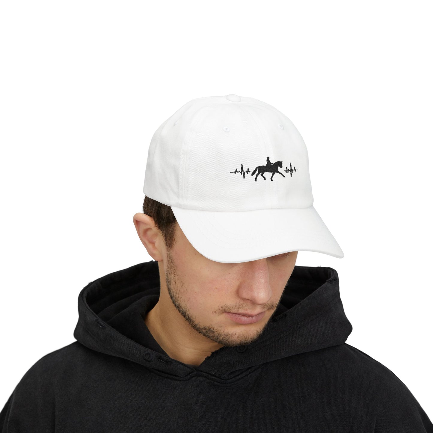 Equestrian Classic Dad Cap - Horse Lover Gift, Unisex Cap for Riding Fans, Casual Fashion, Outdoor Events, Stylish Headwear