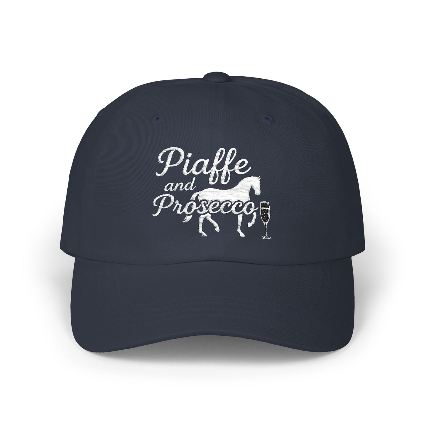 Piaffe and Prosecco Dad Cap, Horse Lover Gift, Equestrian Hat, Wine Lover's Accessory, Casual Cap