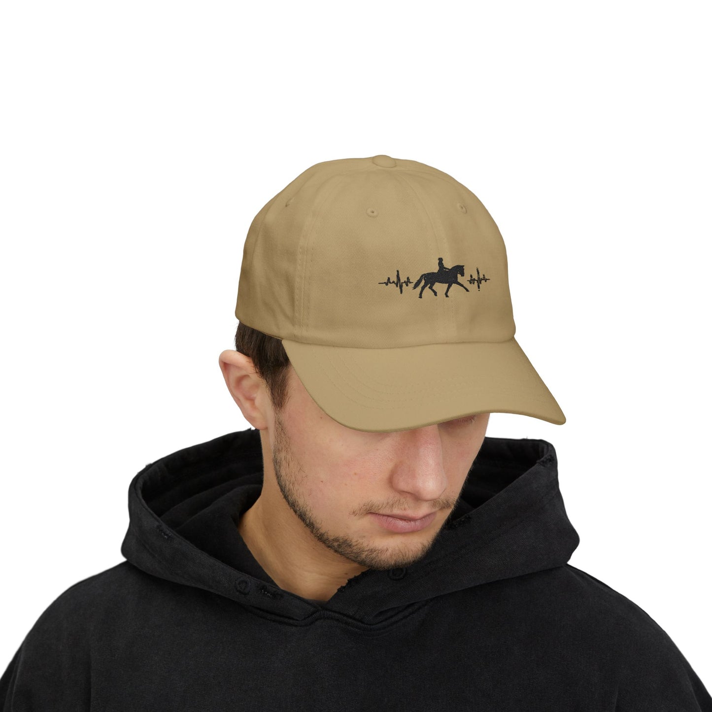 Equestrian Classic Dad Cap - Horse Lover Gift, Unisex Cap for Riding Fans, Casual Fashion, Outdoor Events, Stylish Headwear