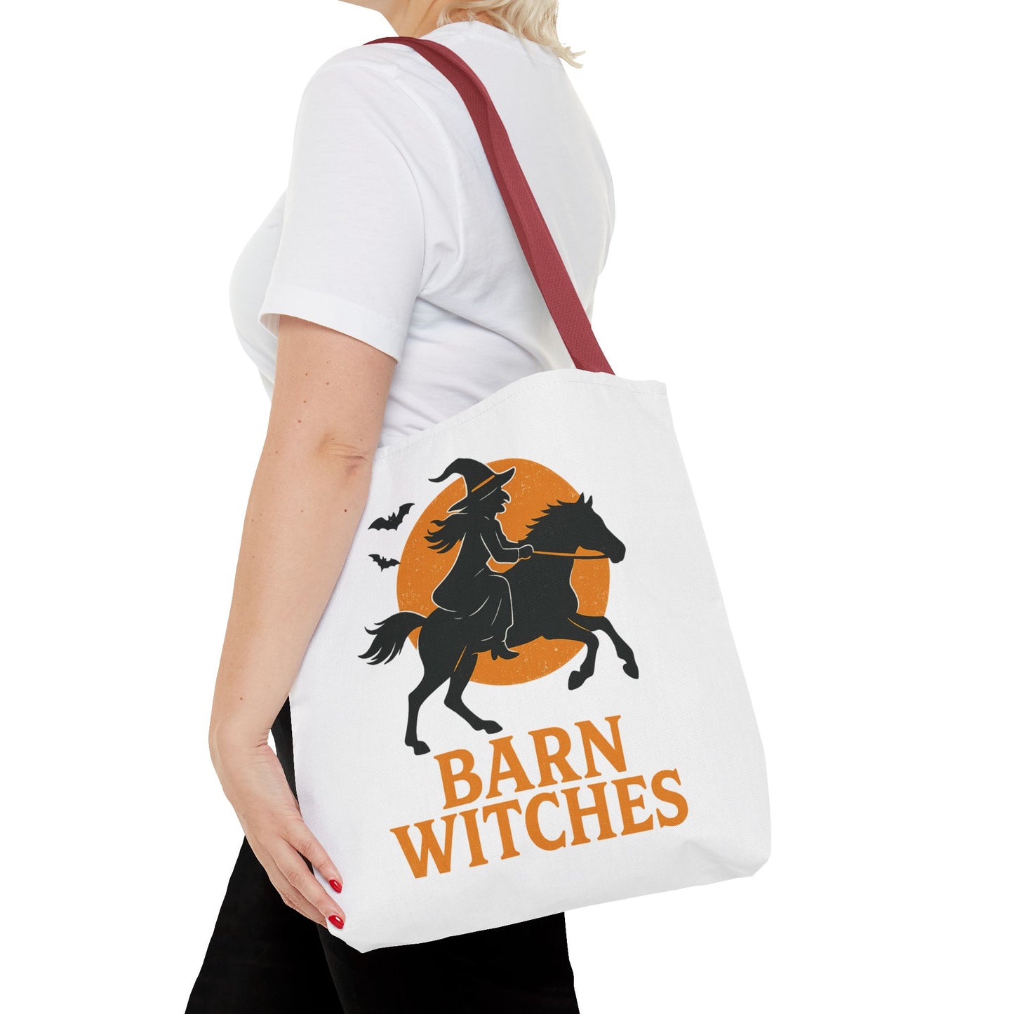 Witchy Tote Bag for Barn Witches - Halloween, Gift for Witches, Eco-Friendly, Shopping Tote, Novelty Bag