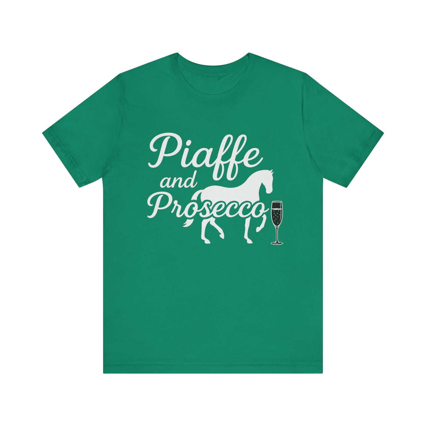 Piaffe and Prosecco T-Shirt, Equine Wine Lover Tee, Horse Riding Gift, Equestrian Fashion, Funny Horse Shirt, Casual Everyday Wear