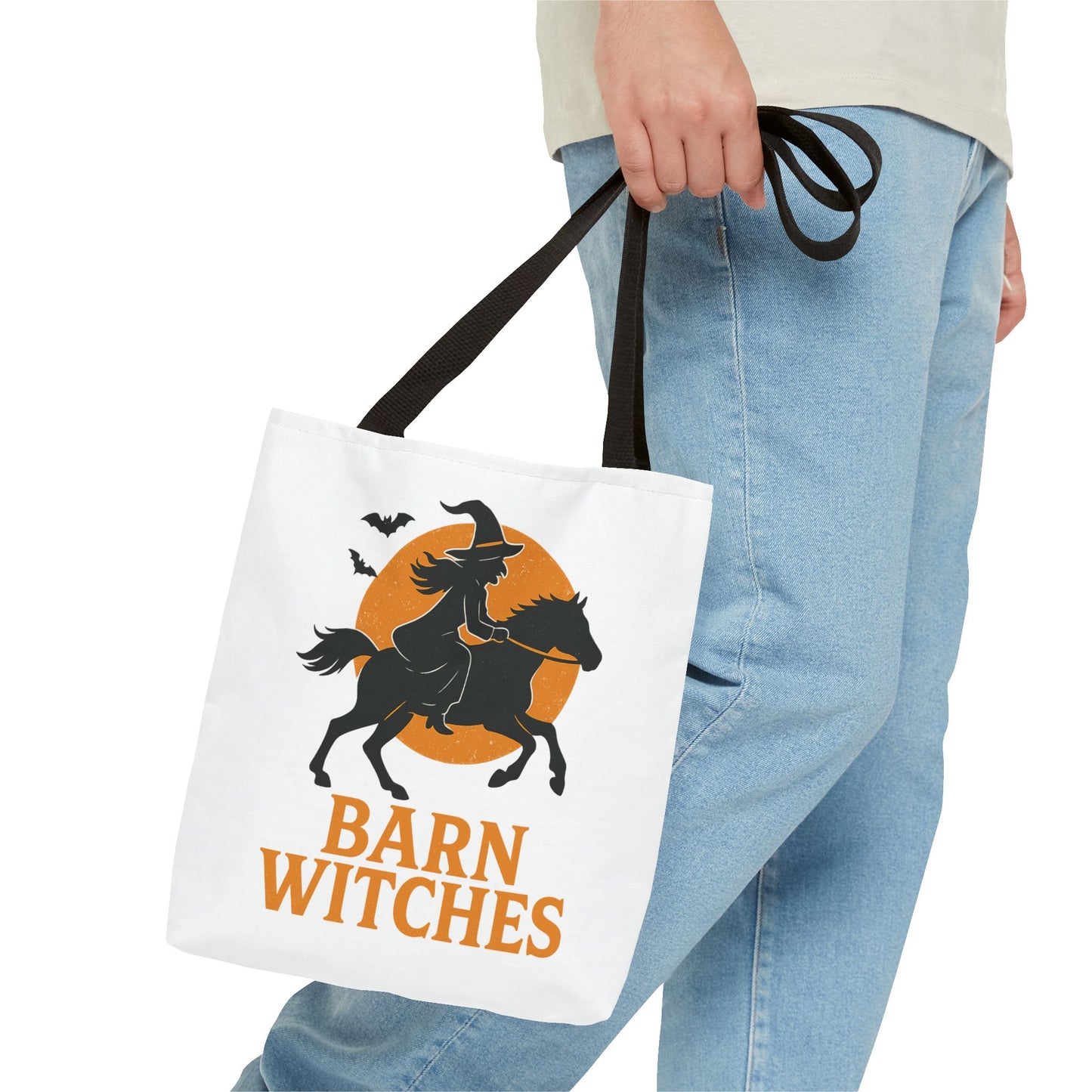 Witchy Tote Bag for Barn Witches - Halloween, Gift for Witches, Eco-Friendly, Shopping Tote, Novelty Bag
