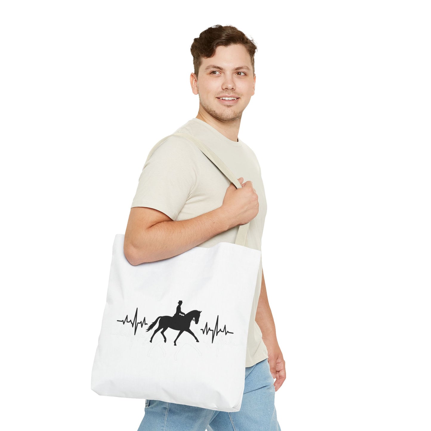 Stylish AOP Tote Bag for Everyday Essentials, Eco-Friendly Canvas Bag, Perfect for Beach, Shopping, and Travel, Customizable Design