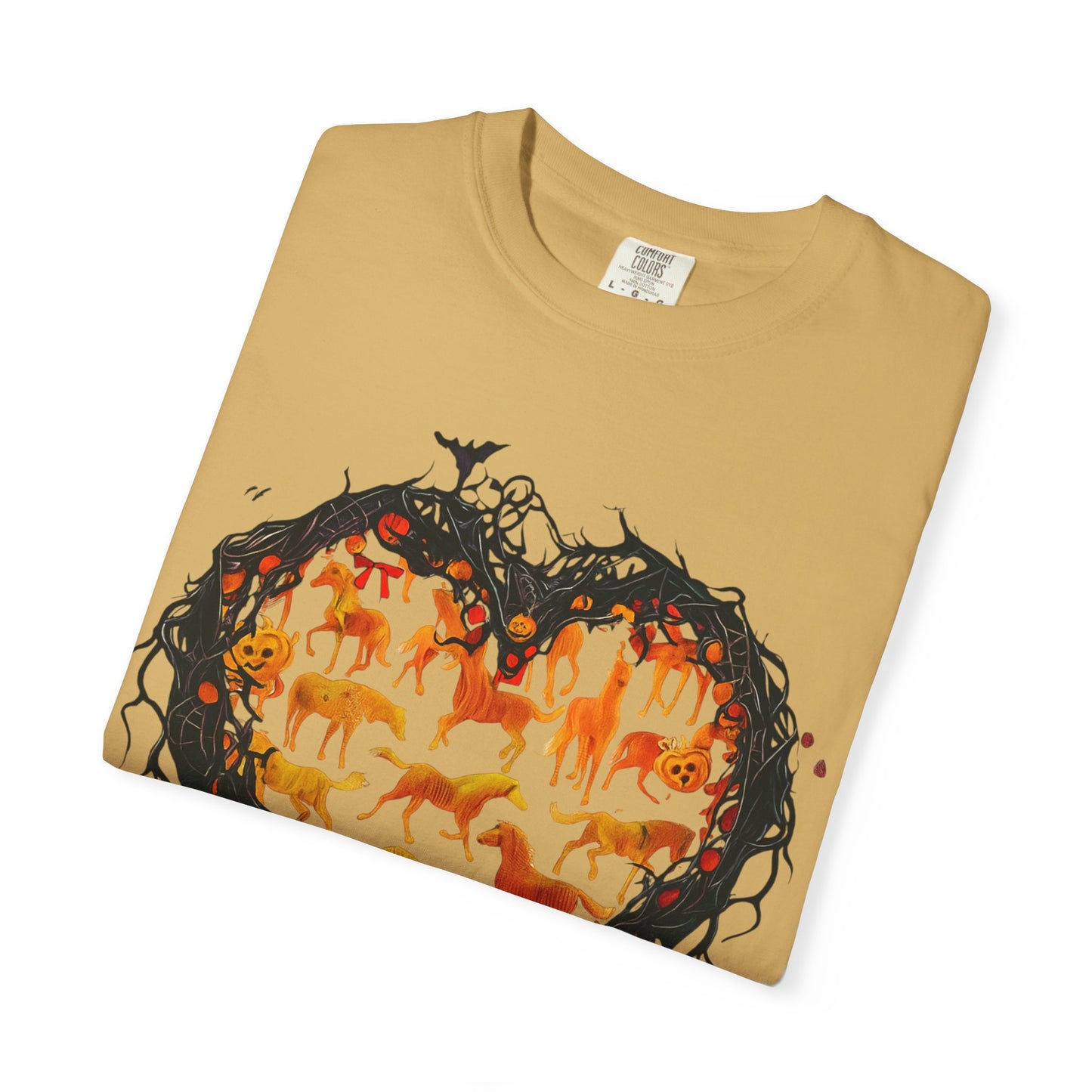 Halloween Horse Heart T-Shirt – Autumn Equestrian Style