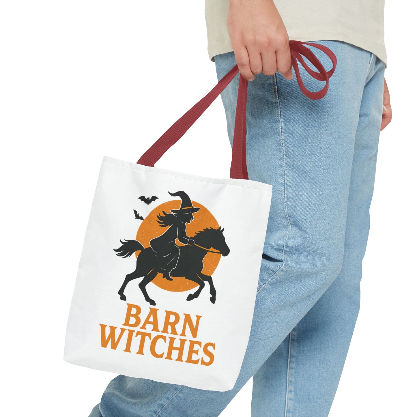Witchy Tote Bag for Barn Witches - Halloween, Gift for Witches, Eco-Friendly, Shopping Tote, Novelty Bag