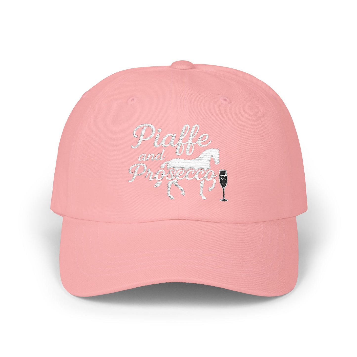 Piaffe and Prosecco Dad Cap, Horse Lover Gift, Equestrian Hat, Wine Lover's Accessory, Casual Cap