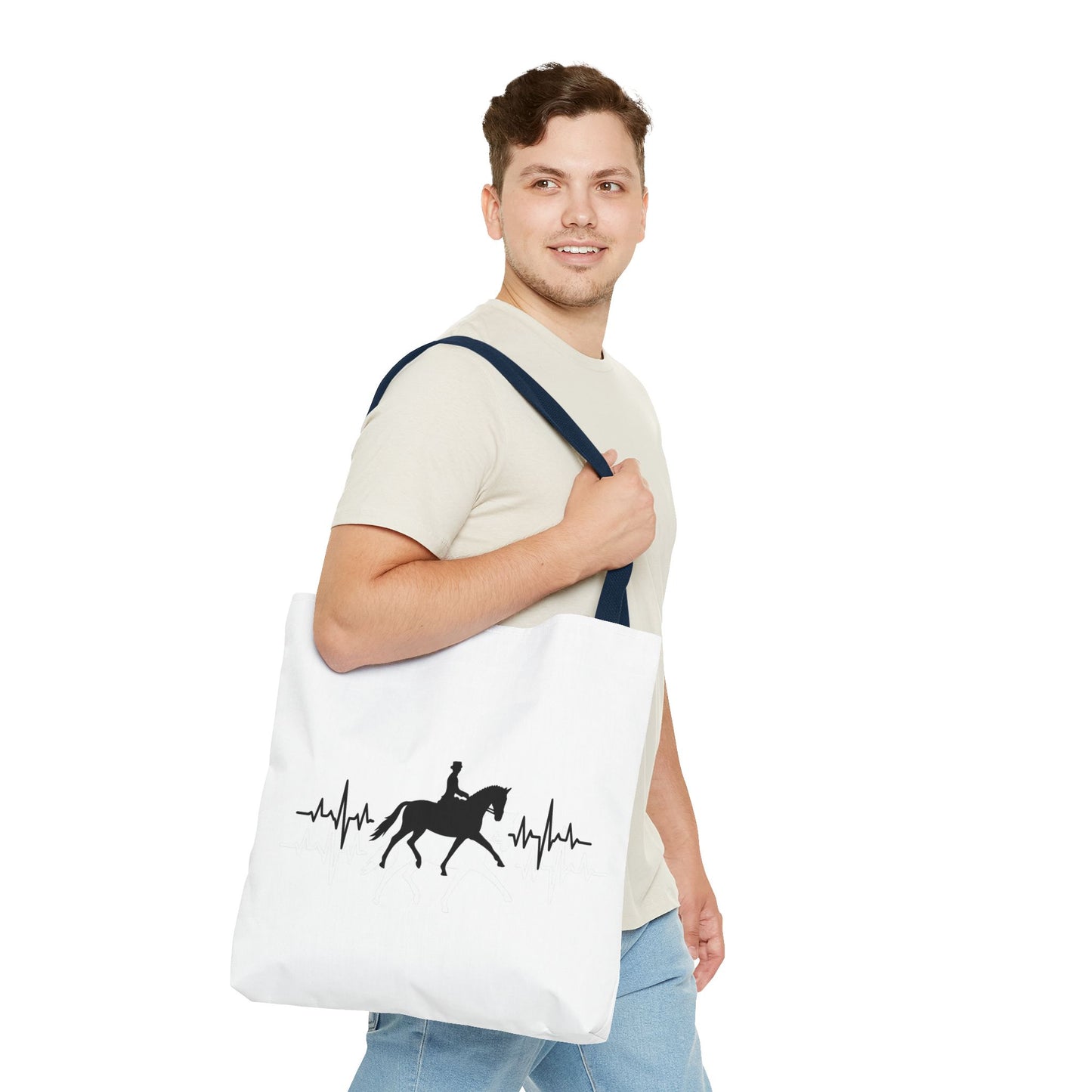 Stylish AOP Tote Bag for Everyday Essentials, Eco-Friendly Canvas Bag, Perfect for Beach, Shopping, and Travel, Customizable Design
