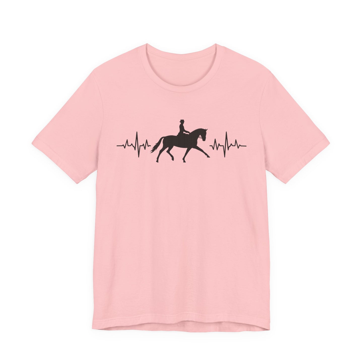 Equestrian Heartbeat T-Shirt – Couture Unisex Riding Tee, Soft Everyday Equestrian Gift