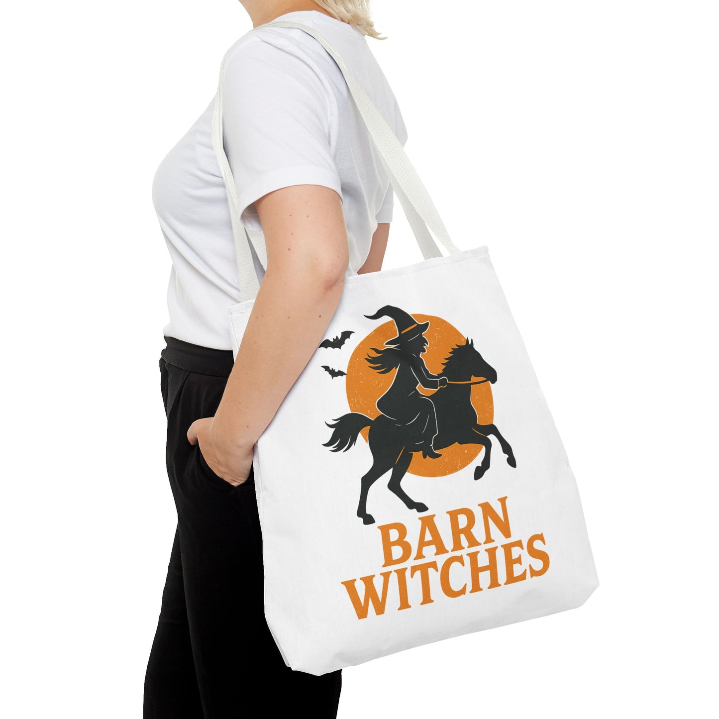 Witchy Tote Bag for Barn Witches - Halloween, Gift for Witches, Eco-Friendly, Shopping Tote, Novelty Bag