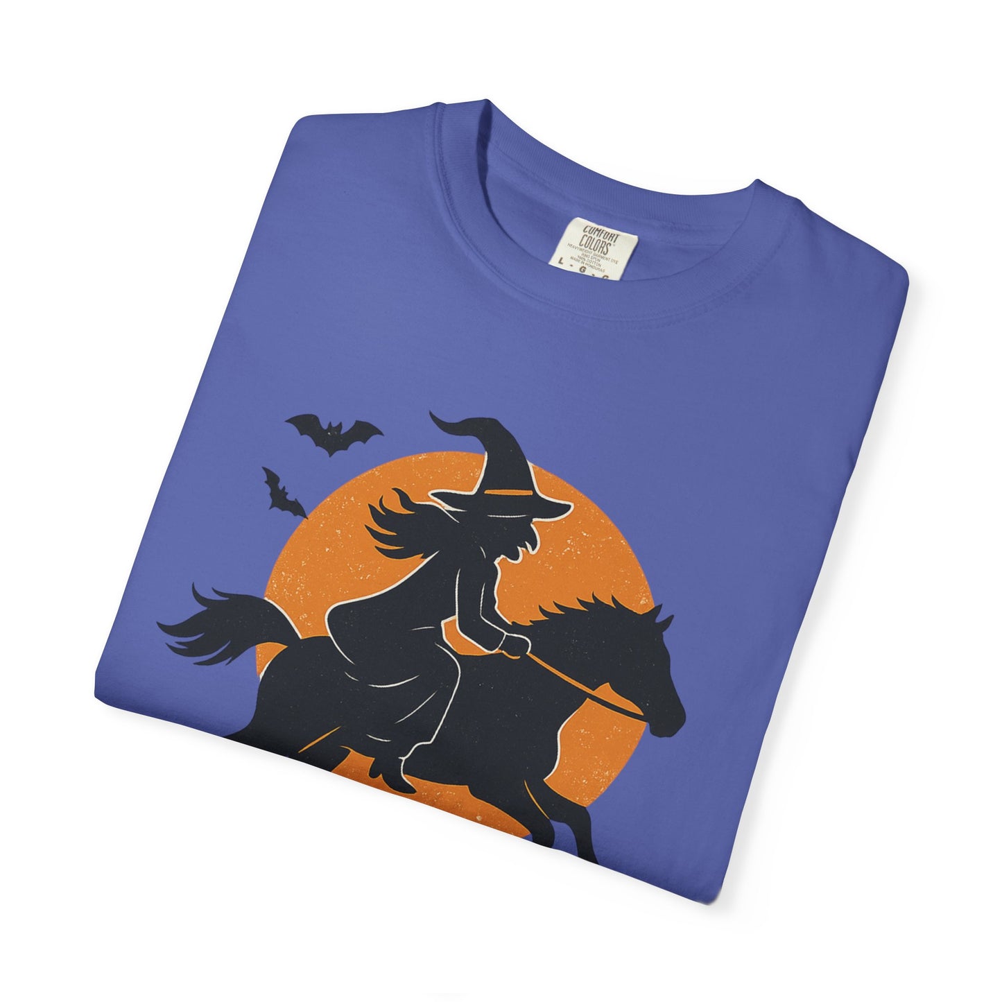 Barn Witches T-Shirt – Halloween Horse Rider Tee – Spooky Equestrian Fall Shirt for Horse Lovers & Barn Witches
