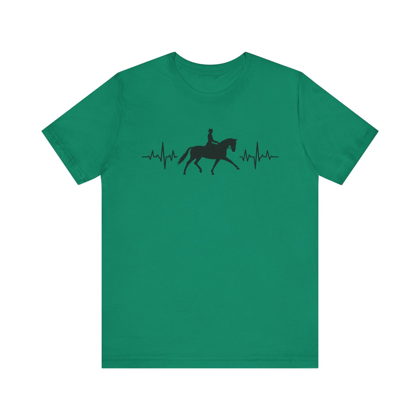 Equestrian Heartbeat T-Shirt – Couture Unisex Riding Tee, Soft Everyday Equestrian Gift