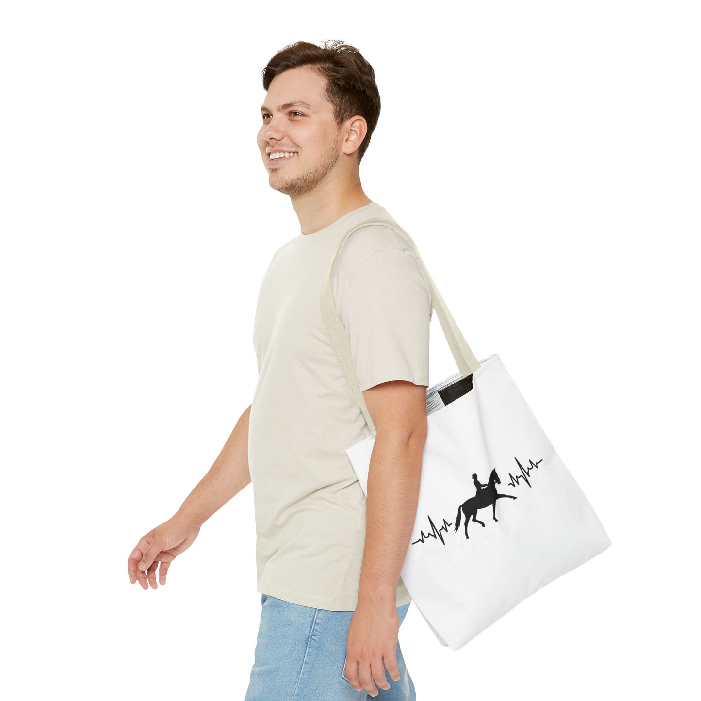 Stylish AOP Tote Bag for Everyday Essentials, Eco-Friendly Canvas Bag, Perfect for Beach, Shopping, and Travel, Customizable Design