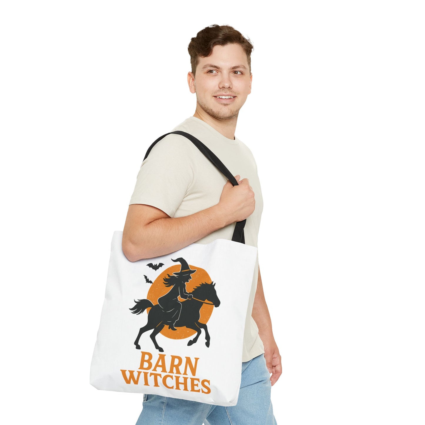 Witchy Tote Bag for Barn Witches - Halloween, Gift for Witches, Eco-Friendly, Shopping Tote, Novelty Bag