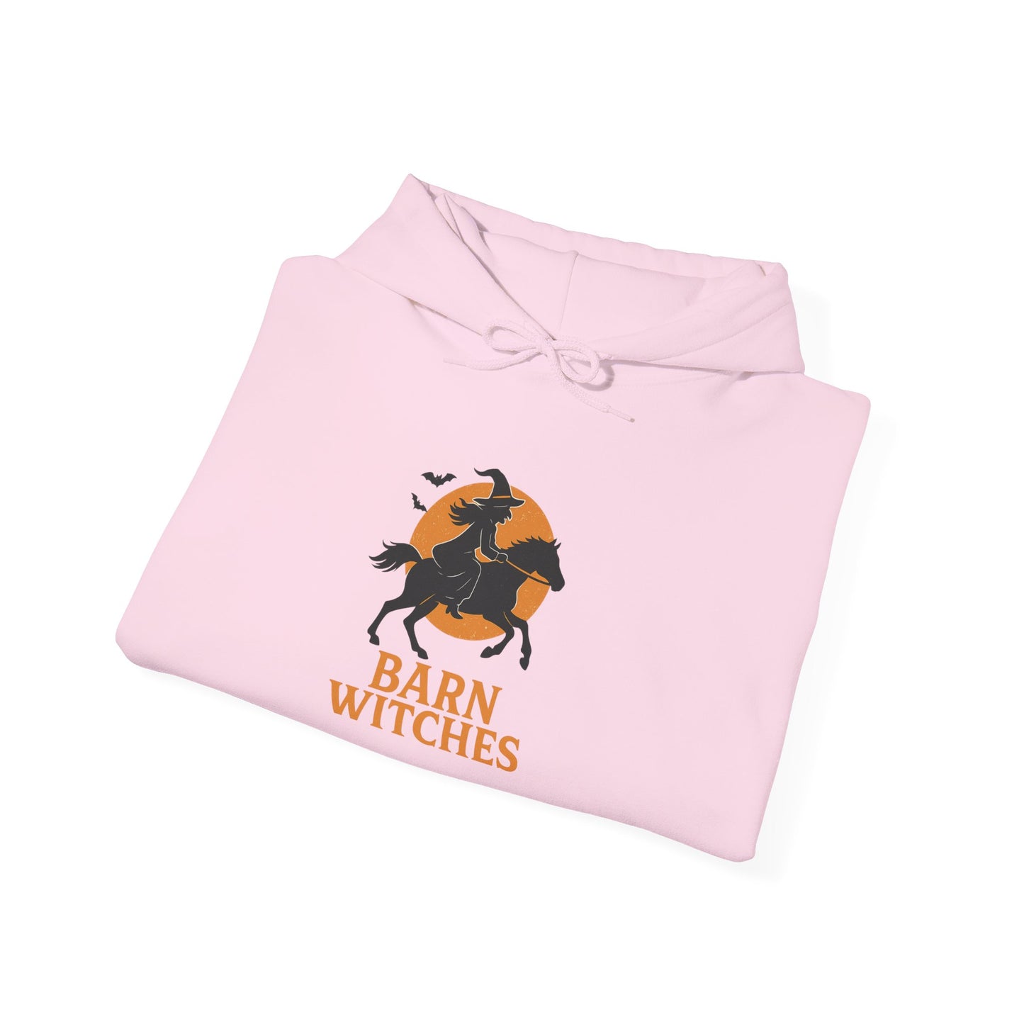 Barn Witches Unisex Heavy Blend Hoodie, Cozy Fall Sweatshirt for Halloween, Gift for Witch Lovers, Pumpkin Season Apparel, Barn Themes