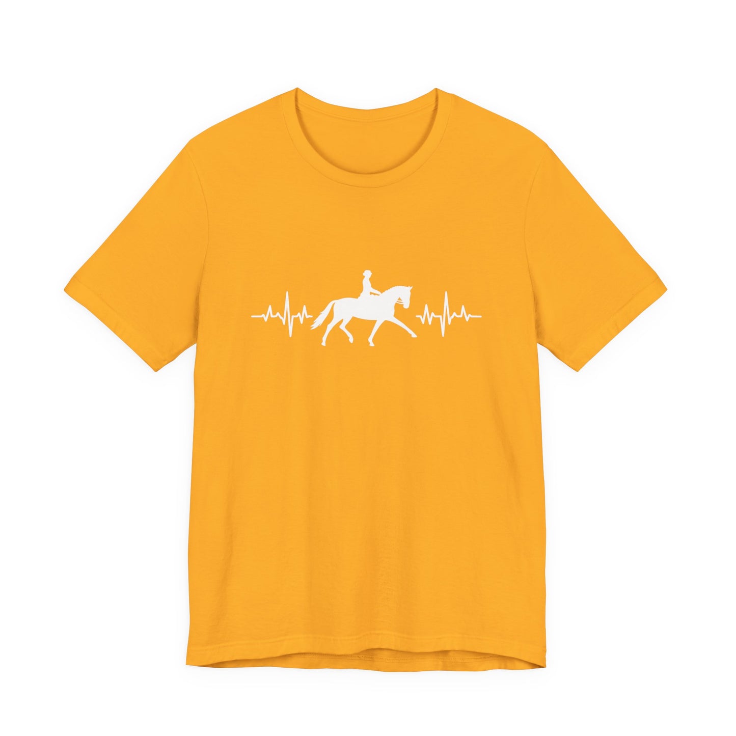 Equestrian Heartbeat T-Shirt – Couture Unisex Riding Tee, Soft Everyday Equestrian Gift