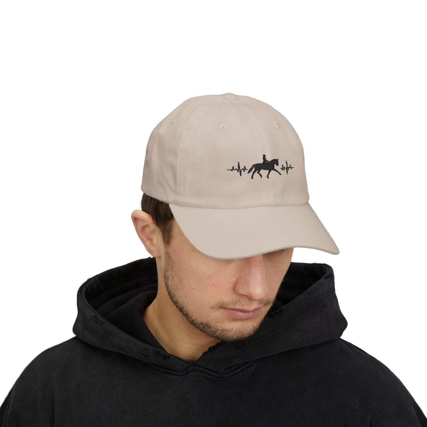Equestrian Classic Dad Cap - Horse Lover Gift, Unisex Cap for Riding Fans, Casual Fashion, Outdoor Events, Stylish Headwear