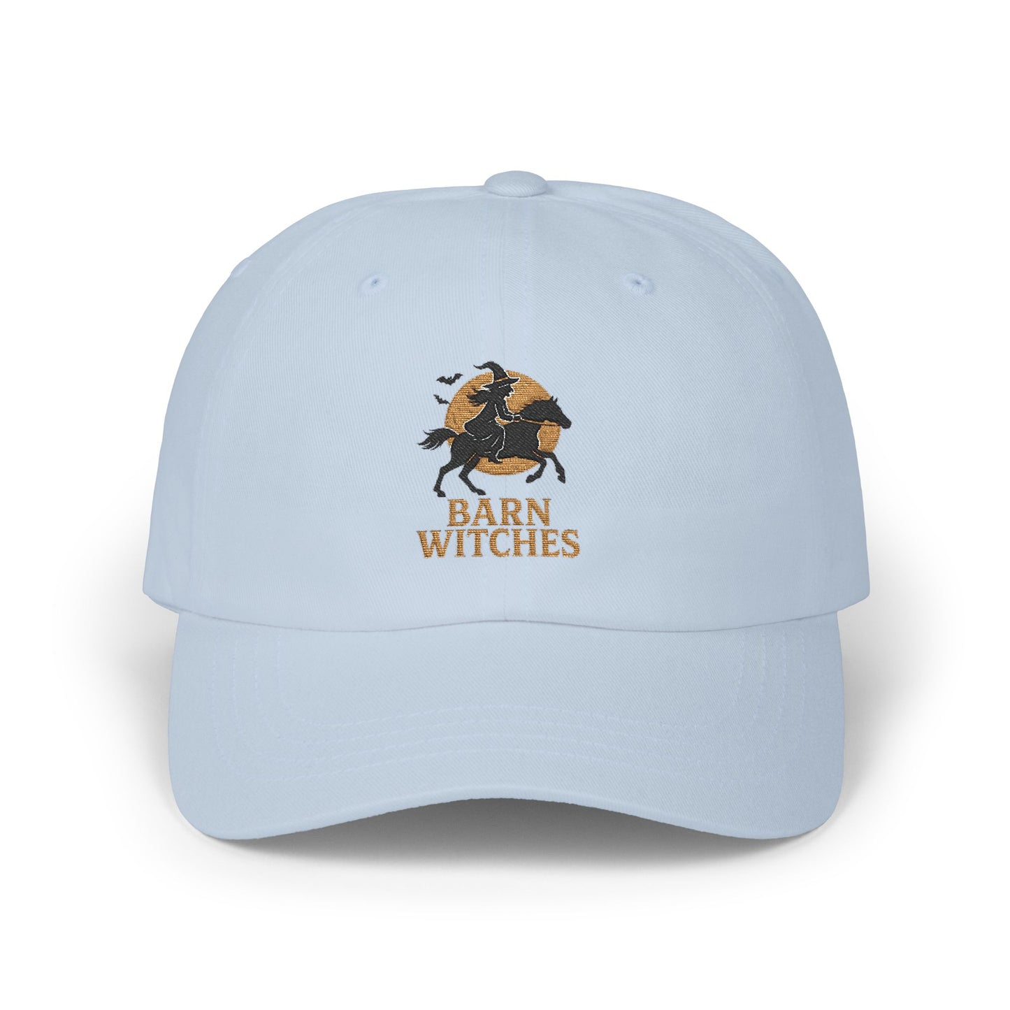 Classic Dad Cap with Barn Witches Design | Casual Style, Gift for Halloween, Everyday Wear, Unisex Accessory, Outdoor Fun