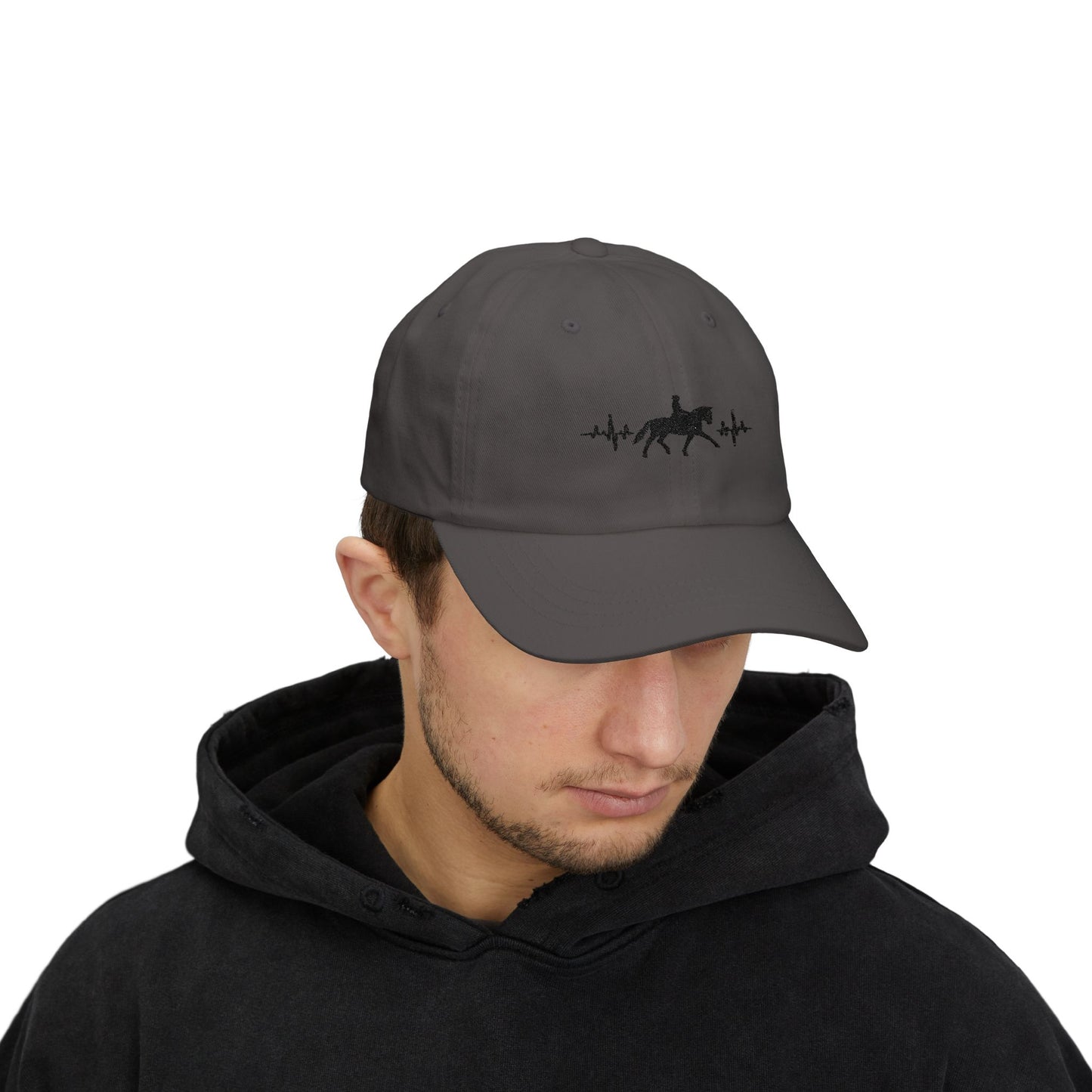 Equestrian Classic Dad Cap - Horse Lover Gift, Unisex Cap for Riding Fans, Casual Fashion, Outdoor Events, Stylish Headwear