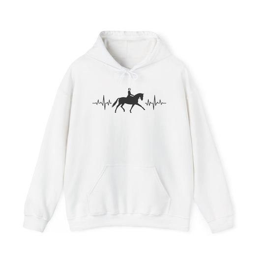 Dressage Horse Heartbeat Sweatshirt