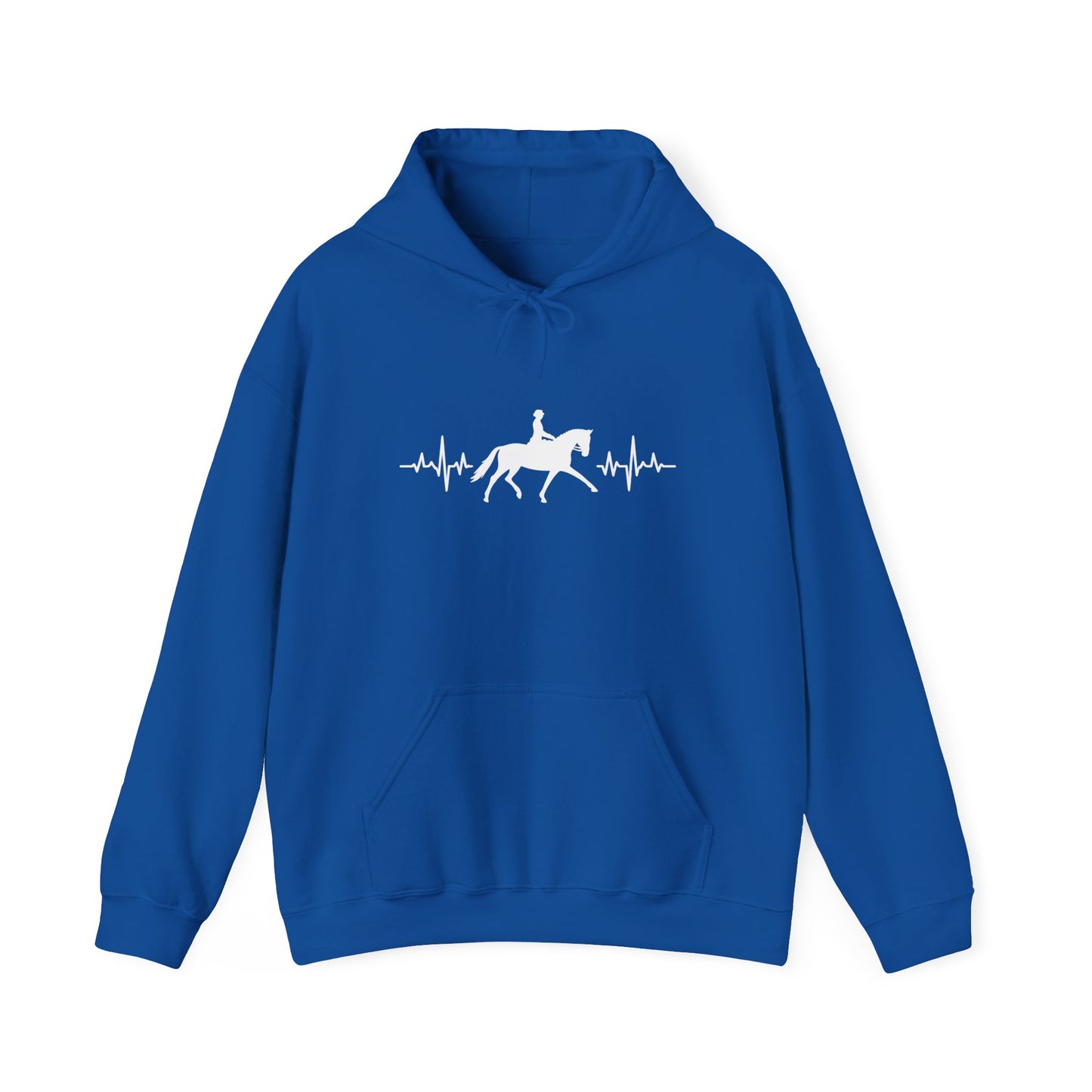 Equestrian Heartbeat Hoodie - Perfect Gift for Horse Lovers, Stylish Horseback Riding Apparel, Cozy Unisex Sweatshirt, Unique [...]