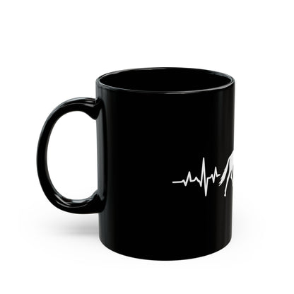 Equestrian Heartbeat Mug | Perfect Gift for Horse Lovers, Coffee/Tea Mug, Horse Riding Decor, Equestrian Quotes, Unique Horse Gifts