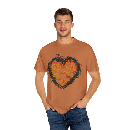 Halloween Horse Heart T-Shirt – Autumn Equestrian Style