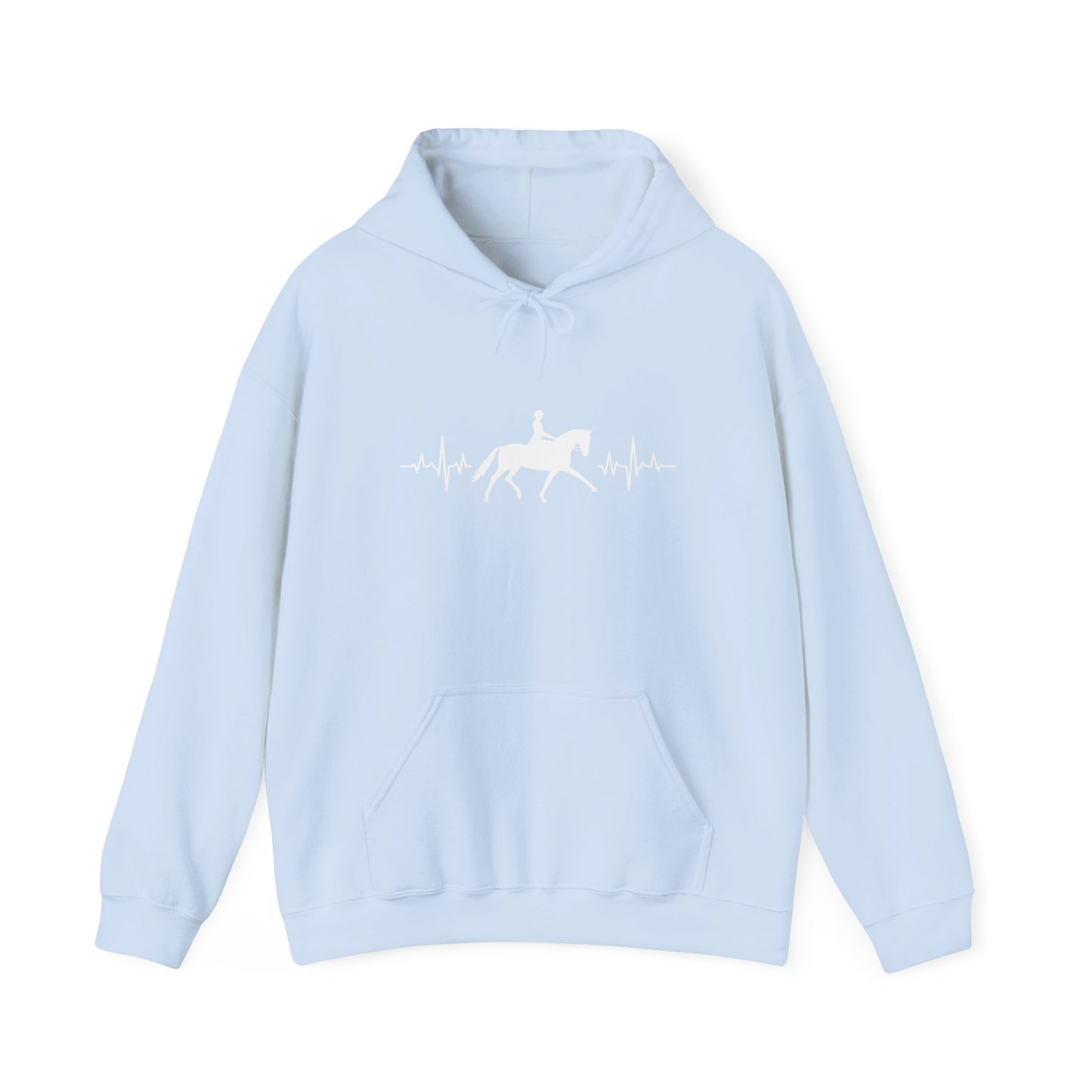 Equestrian Heartbeat Hoodie - Perfect Gift for Horse Lovers, Stylish Horseback Riding Apparel, Cozy Unisex Sweatshirt, Unique [...]