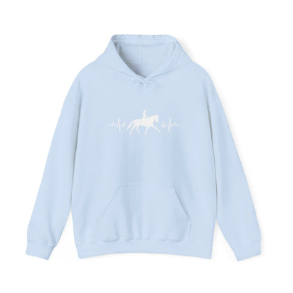 Equestrian Heartbeat Hoodie - Perfect Gift for Horse Lovers, Stylish Horseback Riding Apparel, Cozy Unisex Sweatshirt, Unique [...]