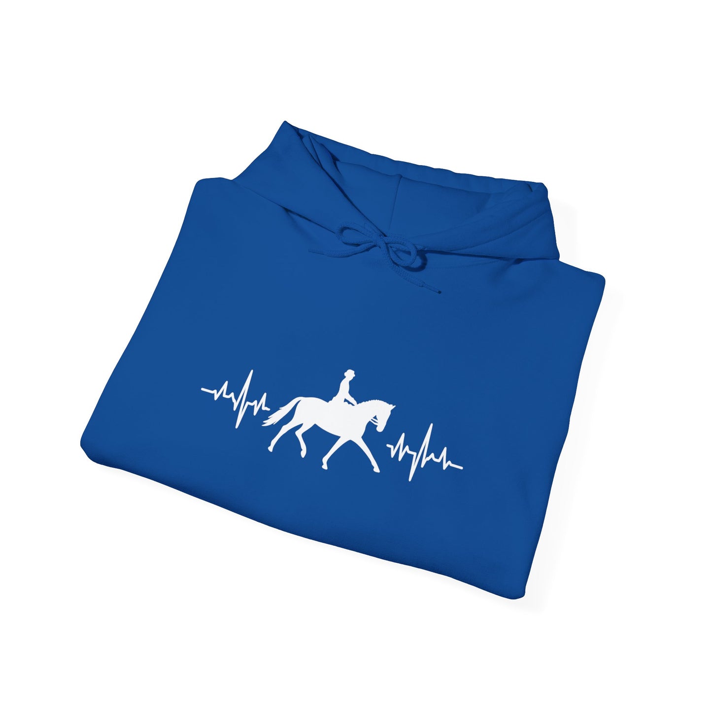 Equestrian Heartbeat Hoodie - Perfect Gift for Horse Lovers, Stylish Horseback Riding Apparel, Cozy Unisex Sweatshirt, Unique [...]