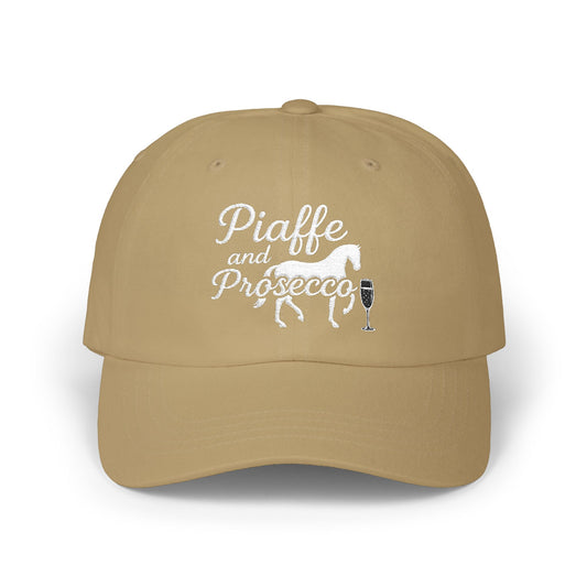 Piaffe and Prosecco Dad Cap, Horse Lover Gift, Equestrian Hat, Wine Lover's Accessory, Casual Cap