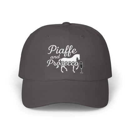 Piaffe and Prosecco Dad Cap, Horse Lover Gift, Equestrian Hat, Wine Lover's Accessory, Casual Cap