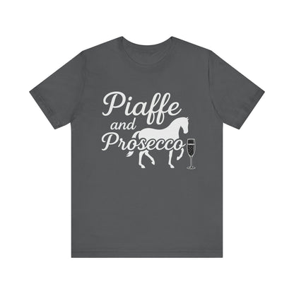 Piaffe and Prosecco T-Shirt, Equine Wine Lover Tee, Horse Riding Gift, Equestrian Fashion, Funny Horse Shirt, Casual Everyday Wear