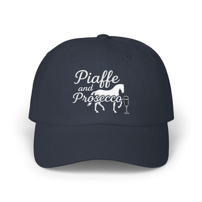 Piaffe and Prosecco Dad Cap, Horse Lover Gift, Equestrian Hat, Wine Lover's Accessory, Casual Cap