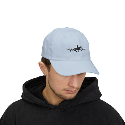Equestrian Classic Dad Cap - Horse Lover Gift, Unisex Cap for Riding Fans, Casual Fashion, Outdoor Events, Stylish Headwear